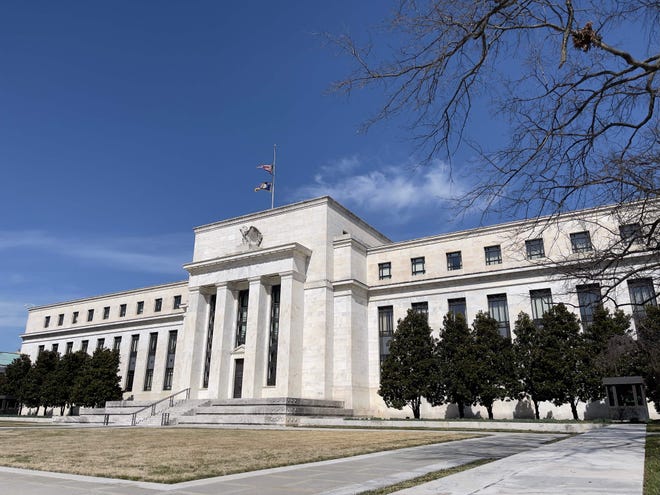 El edificio de la Reserva Federal visto el 19 de marzo de 2021 en Washington, DC.