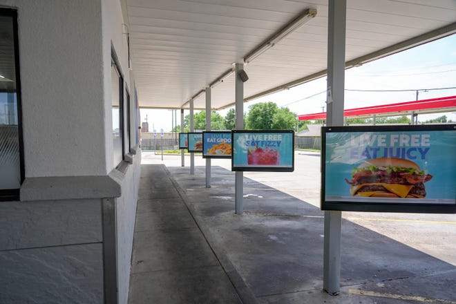 Un día tranquilo en el Sonic Drive-In de Oklahoma City.