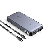Power Bank Ugreen 25,000MAH 145W Mobile Laptop Mobile, Nexode 3-puerto USB C P PACPACK PD, para MacBook Pro/Air, Dell XPS, iPhone 16/15/14, Galaxy S24, Steam, iPad y más