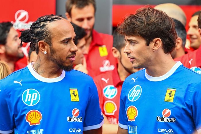 Charles Lakkrk, Ferrari, Luis Hamilton, Ferrari