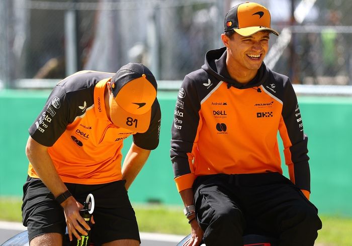 Lando Norris, McLaren, Oscar Fastri, McLaren