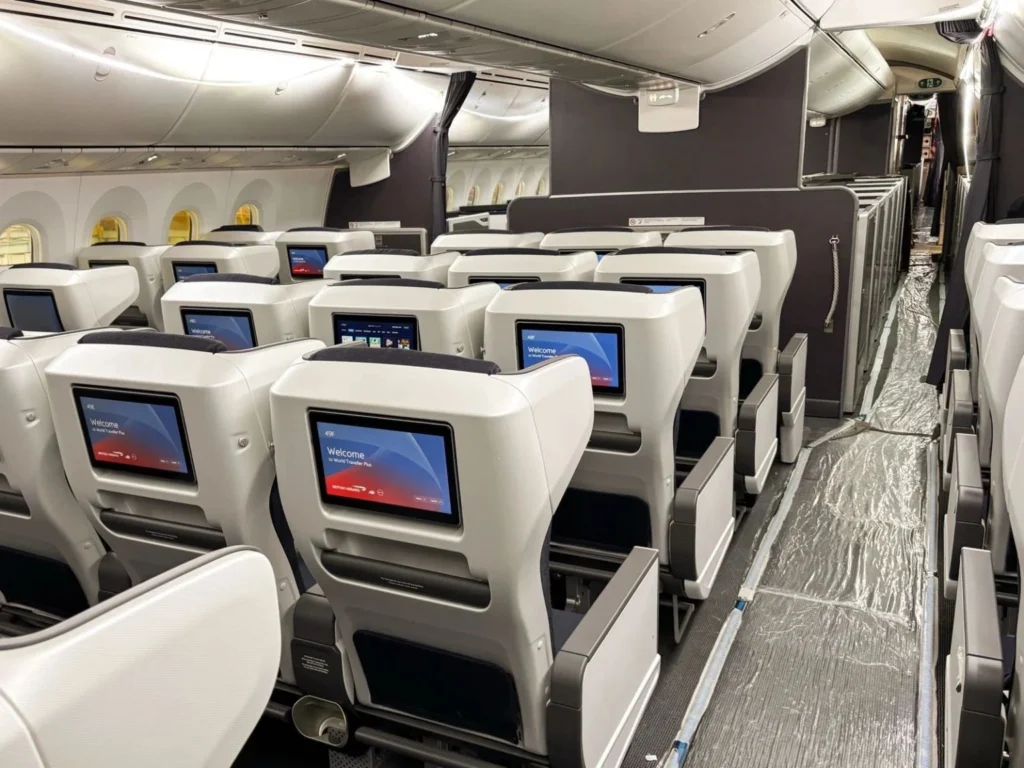 British Airways (BA) ha comenzado a verificar una nueva economía premium en su Boeing 787-9, que actualmente está experimentando una certificación en su corriente principal.
