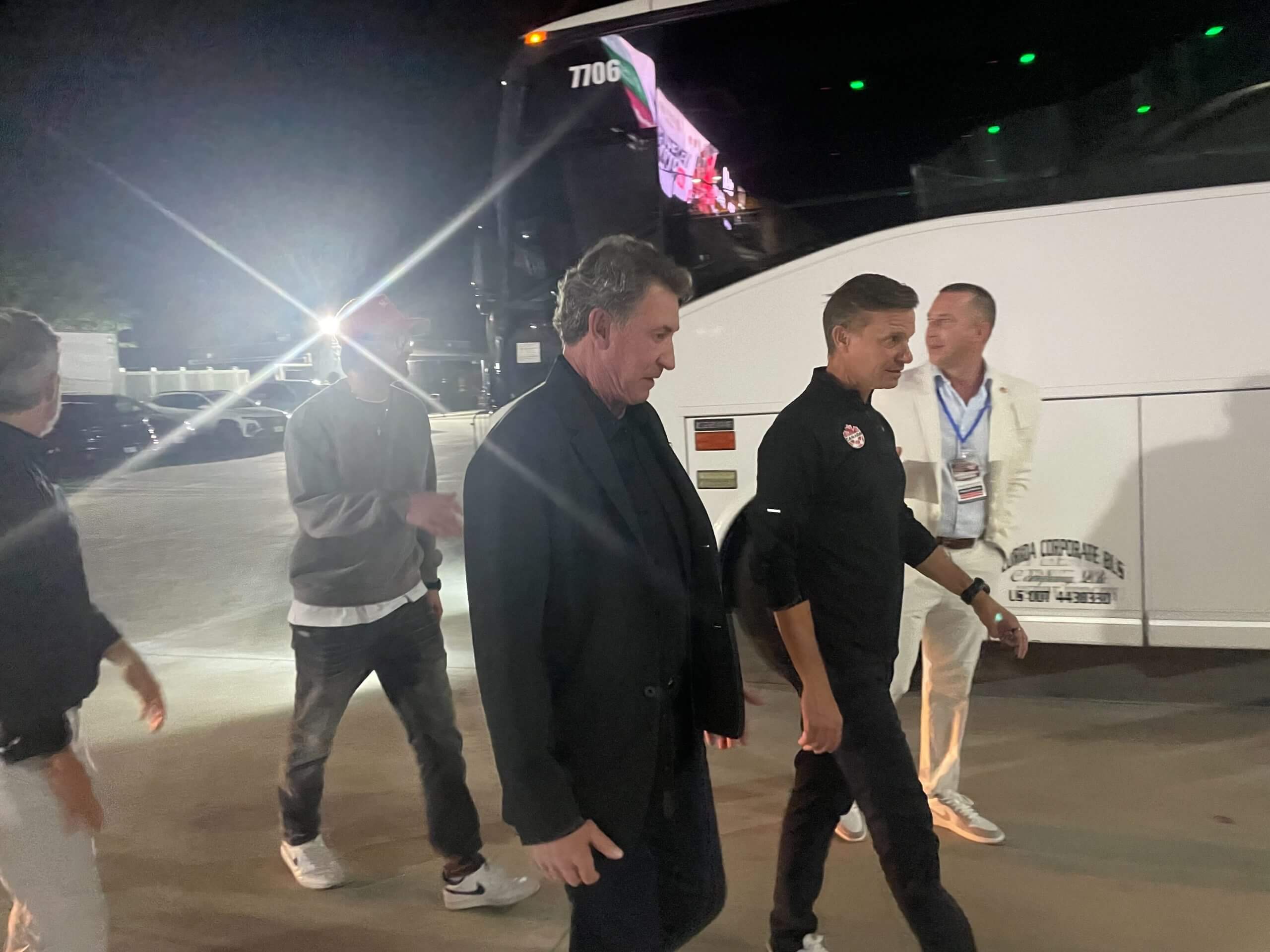 Wayne Gretzky y Jesse Marsh