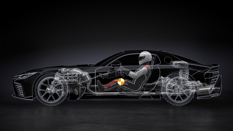Recorte del renderizado del embalaje del Toyota GR GT