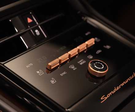 Petición especial del interior del Porsche Panamera Turbo 
