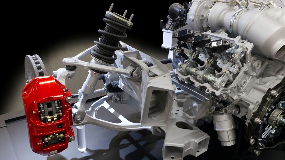 Motor Toyota GR GT de corte trasero