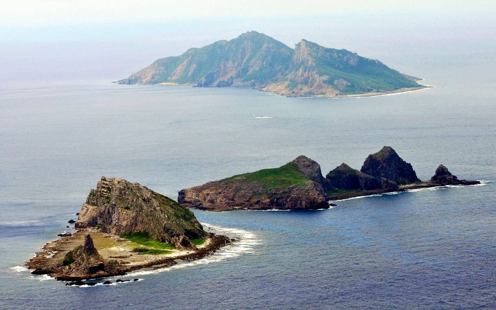 Algunas de las islas en disputa en el Mar de China Oriental, conocidas como Diaoyu en China y Sankaku en Japón, son visibles en el Mar de China Oriental. Foto: Reuters/Kyodo Algunas de las islas en disputa en el Mar de China Oriental, conocidas como Diaoyu en China y Sankaku en Japón, son visibles en el Mar de China Oriental. Foto: Reuters/Kyodo