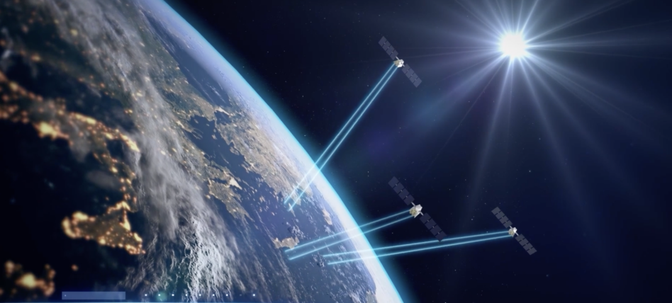Ilustración de los satélites de órbita terrestre baja de Telesat. Imagen: Telesat